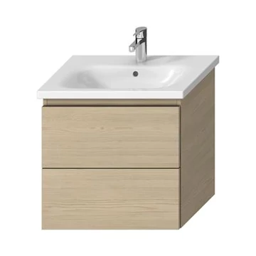 Jika Mio-N alsószekrény 65 cm-es kézmosóhoz, 2 fiókkal, kőris, 61x44,5x58,8 cm - kifutó