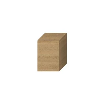 Jika Cubito-N kisszekrény, 1 ajtós, balos, 1 üvegpolccal, tölgy, 47,2x32x32,2 cm