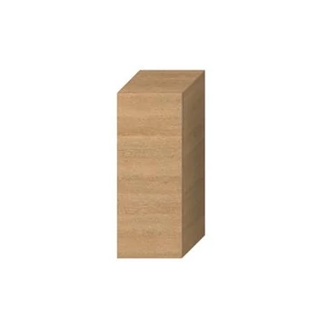 Jika Cubito-N középmagas szekrény, 1 ajtós, jobbos, 2 üvegpolccal, tölgy, 81x32,2x32 cm