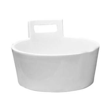 Jika Dzber pultra építhető mosdó, fehér, 46 cm átmérő - kifutó