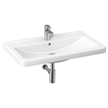 Jika Cubito Pure mosdó 85x48,5 cm, túlfolyóval, középen csaplyukkal, fehér