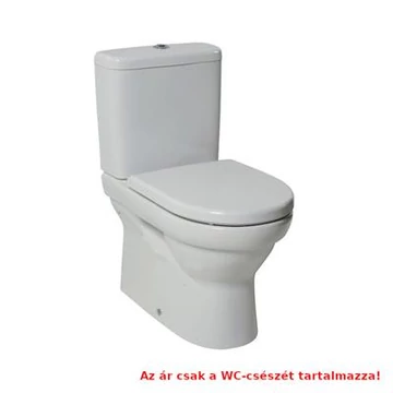 Jika Tigo monoblokkos WC-csésze univerzális csatlakozással, mélyöblítésű, fehér 62 cm - kifutó