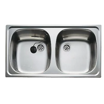 Mofém EVO 2 B mosogatótálca kétmedencés 80x44 cm (40109651) - kifutó, helyette: M-760012810