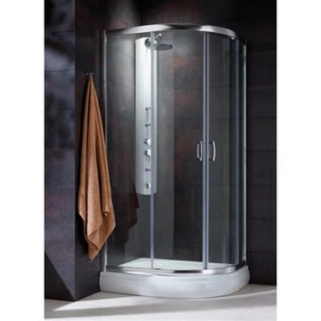 Radaway Premium Plus E 1900 zuhanykabin 90x80 íves, átlátszó üveggel (cikkszám: 30492-01-01N)