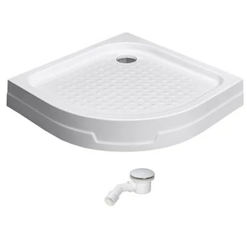 Radaway Rodos A zuhanytálca 90x90 akril, előlap + láb + ST620 szifon(cikkszám: 4P99155-03)