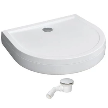 Radaway Delos P zuhanytálca 100x90 akril, levehető előlap+láb+ST90 szifon (cikkszám: 4Z19150-03N)