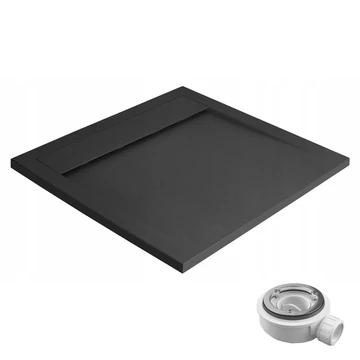 Radaway Teos C műmárvány zuhanytálca 100x100 antracit  (HTC100100-64) Radaway Teos C műmárvány zuhanytálca 100x100 antracit  (HTC100100-64)