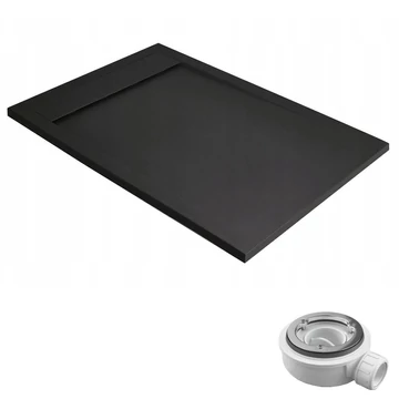 Radaway Teos F műmárvány zuhanytálca 140x70 black  (HTF14070-54)