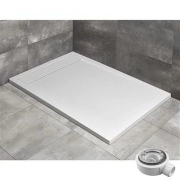Radaway Teos F műmárvány zuhanytálca 90x80 fehér  (HTF9080-04)