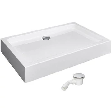 Radaway Laros D zuhanytálca 120x80 akril, előlap+láb+ST90 szifon (cikkszám: SLD81217-01)