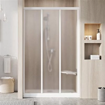 Ravak ASDP3-80 198 zuhanyajtó, fehér+Transparent üveg