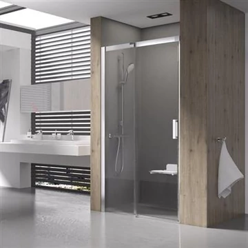 Ravak MSD2-120 zuhanyajtó balos krómhatású + transparent