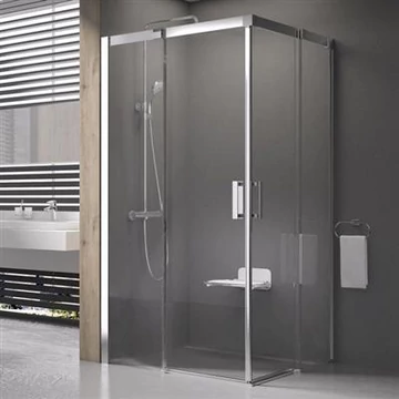 Ravak MSRV4 90/90 zuhanykabin króm + transparent