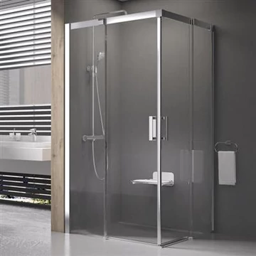 Ravak MSRV4 100/100 zuhanykabin króm + transparent