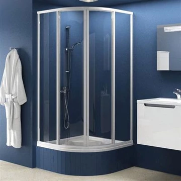 Ravak SKCP4 80 zuhanykabin Sabina szatén + pearl műanyag