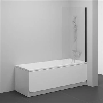 Ravak NVS1-80 kádparaván, fekete + Transparent