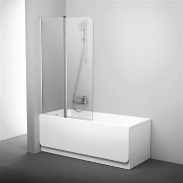 Ravak CVS2 100 kádparaván krómhatású + transparent balos