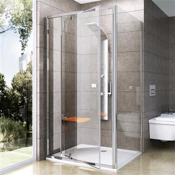 Ravak PPS 100 fix oldalfal szatén + transparent