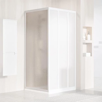 Ravak APSS-80 198 fix zuhanyfal fehér+Polystyrene  Pearl
