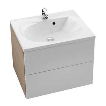 Ravak Rosa II SD 600 fürdőszobai szekrény mosdó alá cappuccino/fehér - kifutó