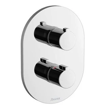 Ravak Chrome CR falsík alatti termosztátos csaptelep + zuhanyváltó 063.00 - kifutó