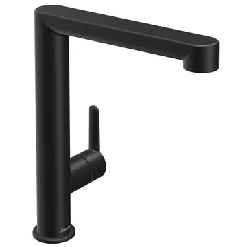 Ravak PU 016.20 Puri Black mosogató csaptelep, leeresztő nélkül, fekete