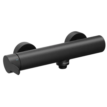Ravak PU 032.20 Puri Black zuhany csaptelep, fali, fekete