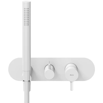 Ravak Espirit zuhanycsaptelep, falba süllyesztett, szettel, kétutas, belső egység nélkül, b. fehér