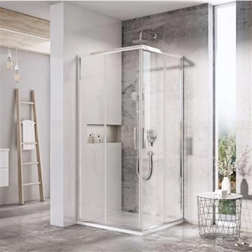 Ravak BLSRV2-90 zuhanykabin krómhatású +Transparent