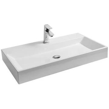 Ravak Natural mosdó 80x45 fehér túlfolyó nélkül