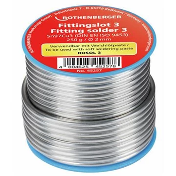 ROTHENBERGER forrasztó ón 3S 2 mm !!