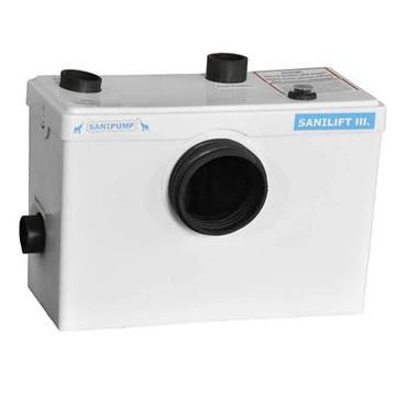 Sanipump Basic WC+2 darálós átemelő WC mögé + 2 csatl.