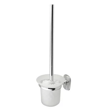 SAPHO AQUALINE RUMBA fali WC-kefetartó, tejüveg/króm (RB108)