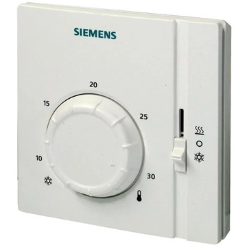 Termosztát SIEMENS RAA41 helyiségtermosztát hűtés/fűtés átkapcsolóval, AC24...250V