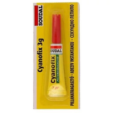 Soudal pillanatragasztó Cyanofix 84A 3g