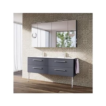 Tboss Elka 140 alsószekrény, dupla mosdó, 2 csaplyuk, 4 fiók (140 2M/2CS) - KIFUTÓ