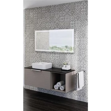 Tboss Floating Mirror Aura 120x60 laptükör, led, érintőkapcsoló, páramentesítő