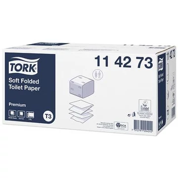 Tork toalettpapír Soft Folded, T3, fehér