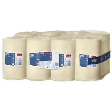 Tork kéztörlőpapír általános  1 rétegű, mini belsőmagos, M1, sárga (11db/csomag)