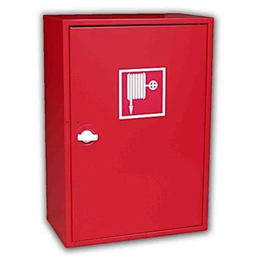 Tűzcsapszekrény piros V2-Cm 500x450x250, falon kívüli, KOMPLETT