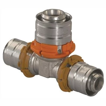 Uponor pressz fém szűkített T-idom 25-32-25 (kifutó, helyette: 1070579)