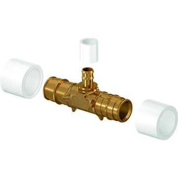 Uponor Minitec T-idom 20x9,9x20 gyűrűkkel