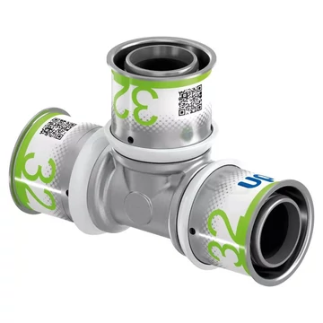 Uponor S-Press Plus réz T-idom 32-32-32