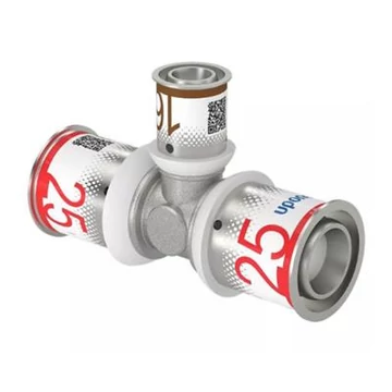 Uponor S-Press Plus réz T-idom szűkített 25-16-25