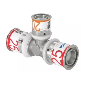 Uponor S-Press Plus réz T-idom szűkített 25-20-25