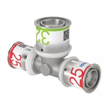 Uponor S-Press Plus réz T-idom szűkített 25-32-25