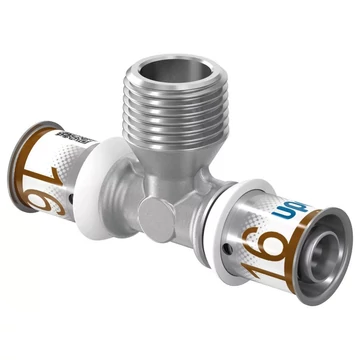 Uponor S-Press Plus réz T-idom menetes 16-1/2"km-16