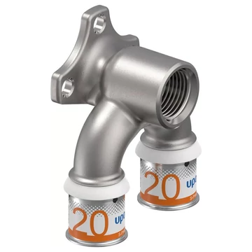 Uponor S-Press Plus réz átfolyós falikorong 20-1/2"bm-20