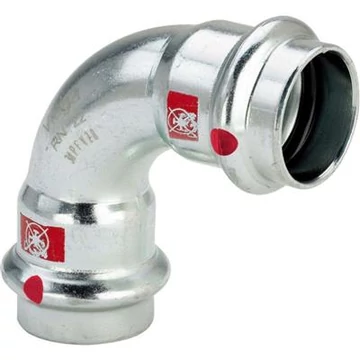 VIEGA acél Prestabo könyök BB 22