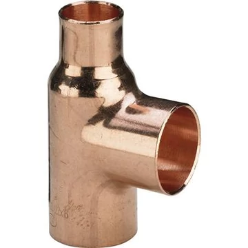 Réz T-idom Szűkített 54x22x54mm 5130R